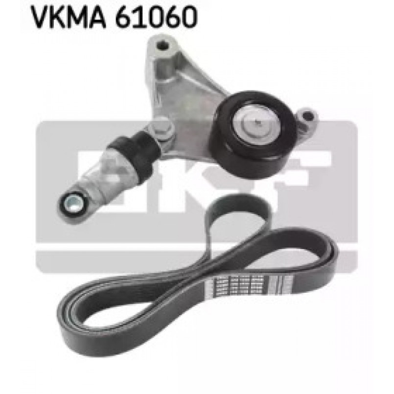 VKMA 61060 SKF Комплект доріжкового ремня (ролик, ремінь)